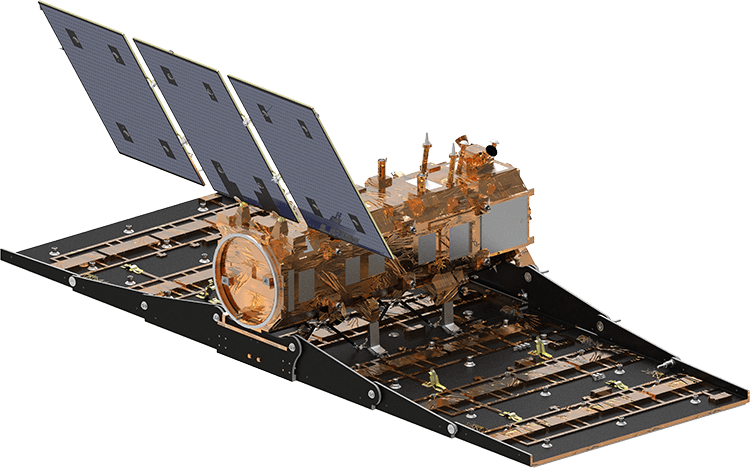 Satellite in orbit